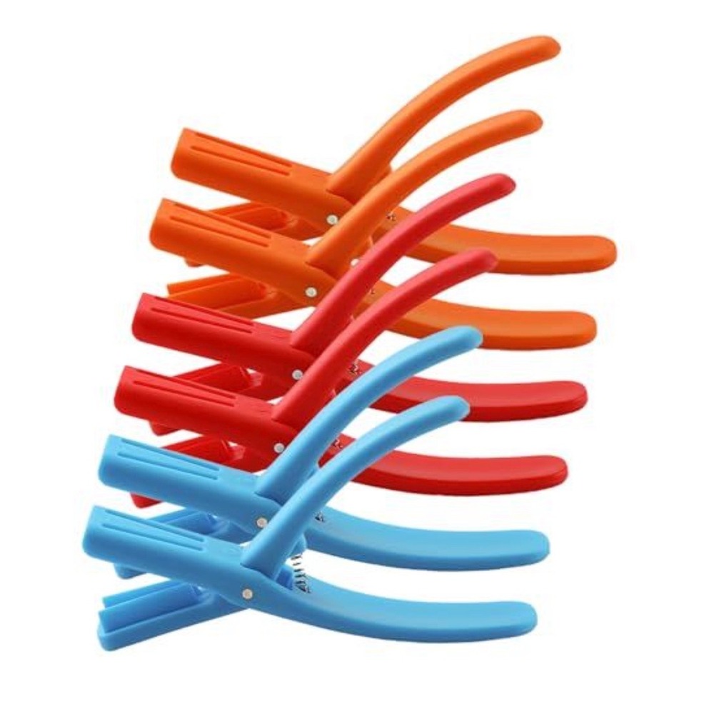 6 Pcs Crawfish Peeler Shrimp Deveiner‎ Tool Set Seafood Sheller Red Orange Blue